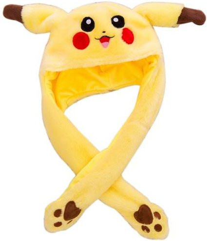 Pokémon Pikachu-Mütze, Plüschtier, 60 cm, beige - Bild 1