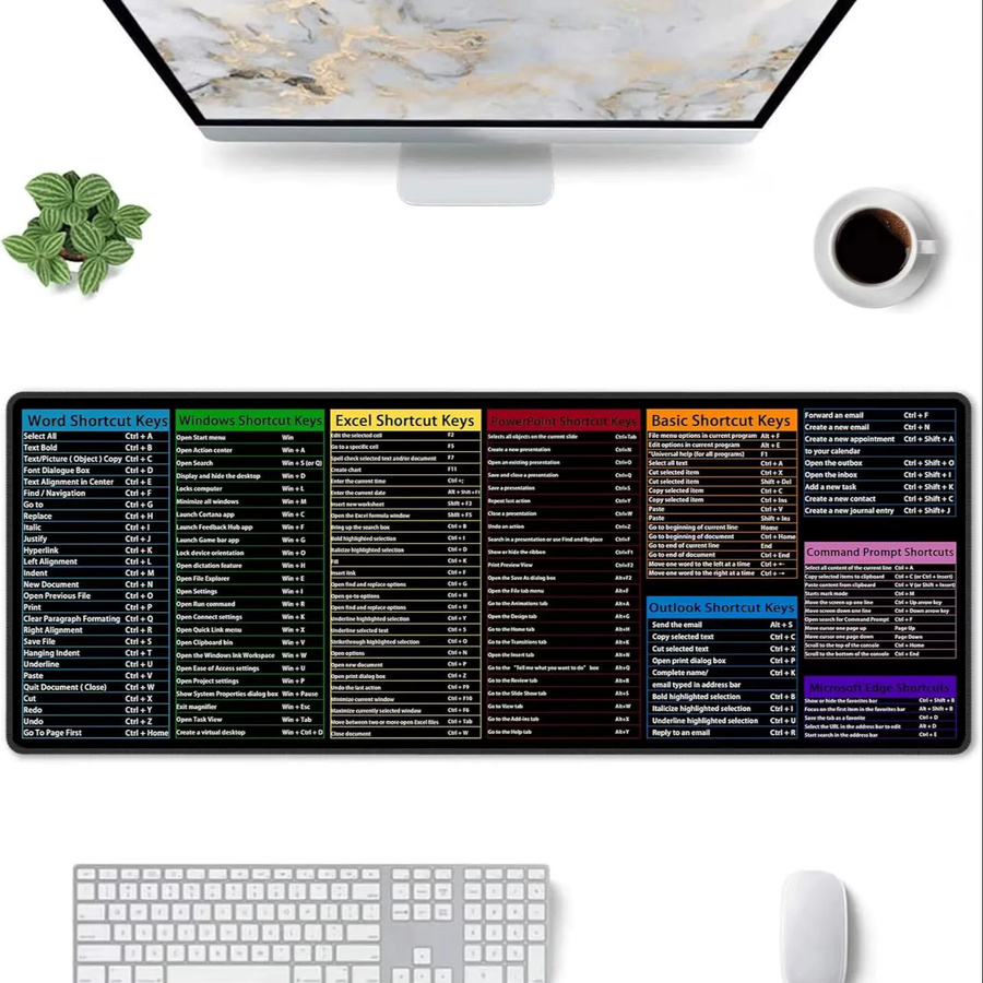 Schreibtischunterlage mit Tastatur-Shortcuts für Office-Programme wie Excel, Word und PowerPoint - Bild 6