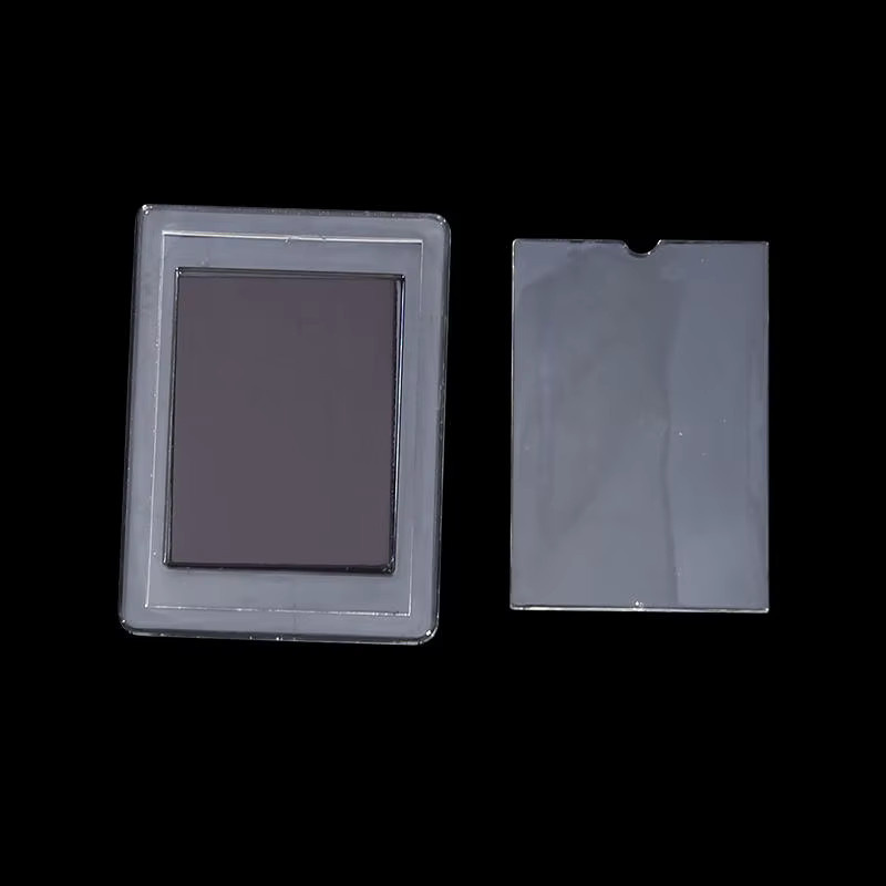 10er Set Magnetische Acryl Foto Rahmen Transparent für den Kühlschrank, Rechteckige Bilderhalter aus Kunststoff zur Display-Organisation - Bild 1