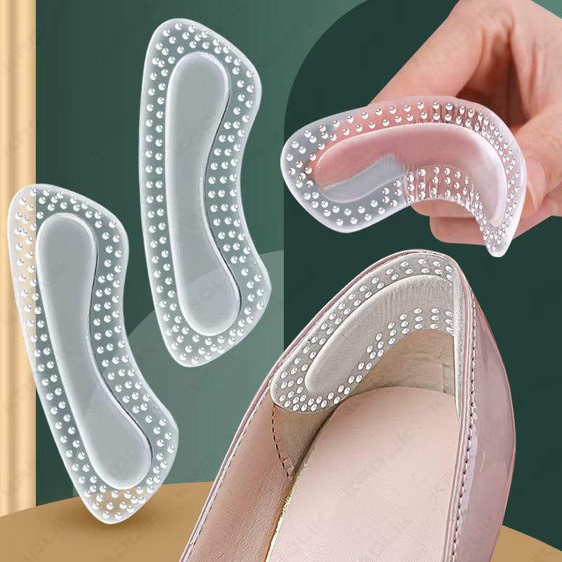 MAZOEZI Gel Fersenschutz Silikonkissen für Damen, 4/2 Stück - Bild 2