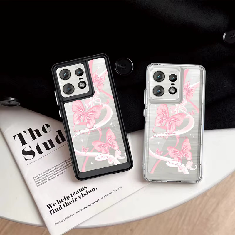 Transparentes Motorola Handy Case aus Acryl und TPU für verschiedene Modelle wie G35, G55, G75, Edge 40 und Edge 50 Pro - Bild 5