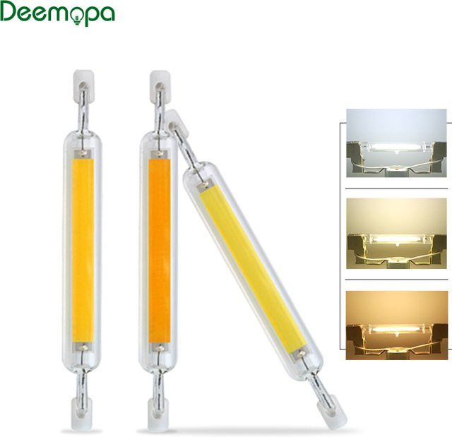 DEEMOPA LED R7s COB Glasröhre als Ersatz für Halogenlampen J78 und J118 - Bild 1