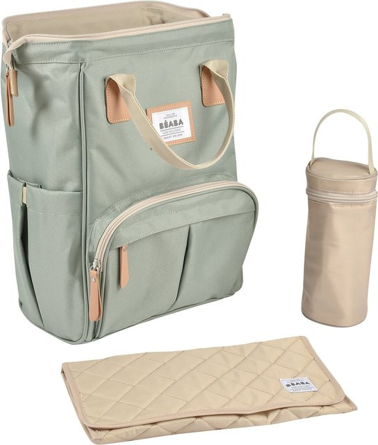 Béaba Wickeltasche Wellington Rucksack in Grün - Bild 1
