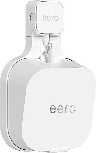 Amazon Eero 7 Mesh Router Wandhalterung mit Kabelaufbewahrung für Steckdosen- und Wandmontage, Weiß - Bild 1