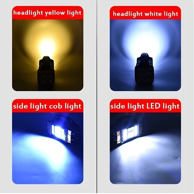 XIWANGFIRE Hochleistungs-LED-Taschenlampe mit Solar- und USB-Ladung, wasserdichte Camping-Taschenlampe in Schwarz - Bild 6