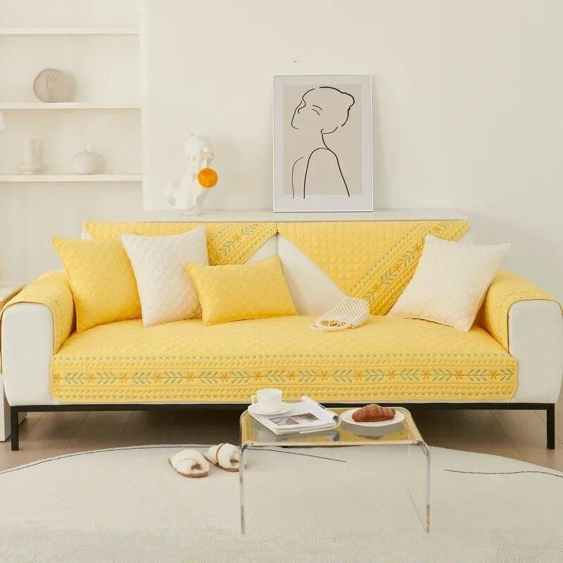 A Family Of Home Textiles Sitzkissen für das Sofa, rutschfestes Stoffkissen für alle Jahreszeiten, B/B/H: 70 x 70 x 0 cm - Bild 1