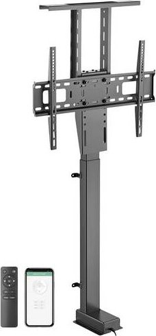 My Wall HP63-1L Elektrische TV-Lift-Halterung in Grau, Höhenverstellbar mit App-Steuerung, für 94,0 cm bis 165,1 cm Bildschirme - Bild 1