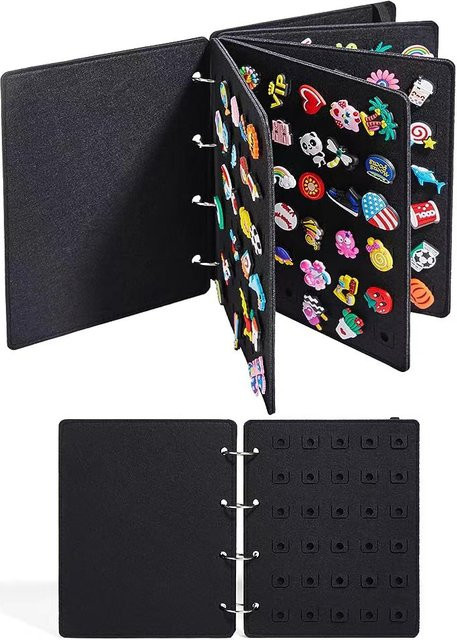 Pin Organizer Tasche, Filz, weiß, schwarz, Erwachsene - Bild 1