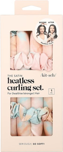 Kitsch Satin-Lockenset ohne Hitze, Sunset Tie Dye, 1 Set - Bild 1