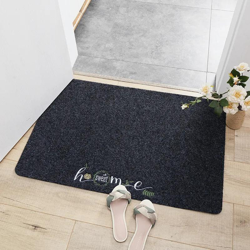 Lodestar Japanische minimalistische Fußmatte, rutschfest und kratzfest, ultradünnes Design für Innen- und Außenbereich, B/B/H: 60 x 40 cm, kamelfarben - Bild 1