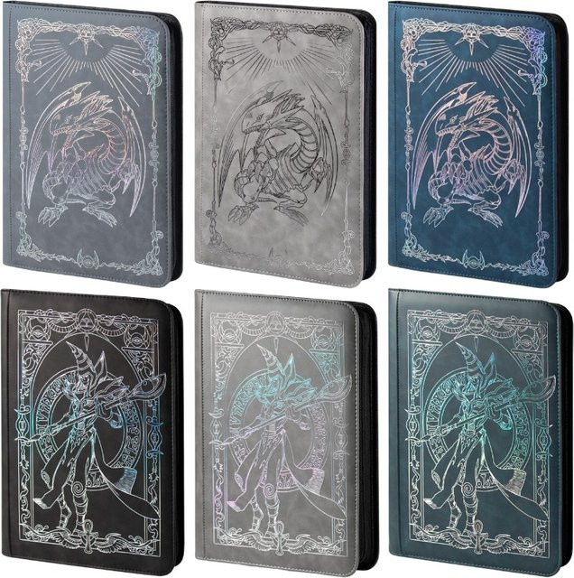 Yu-Gi-Oh! Ebon Illusion Magier Sammelkarten-Album, Blauäugiger Weißer Drache, Blau - Bild 1