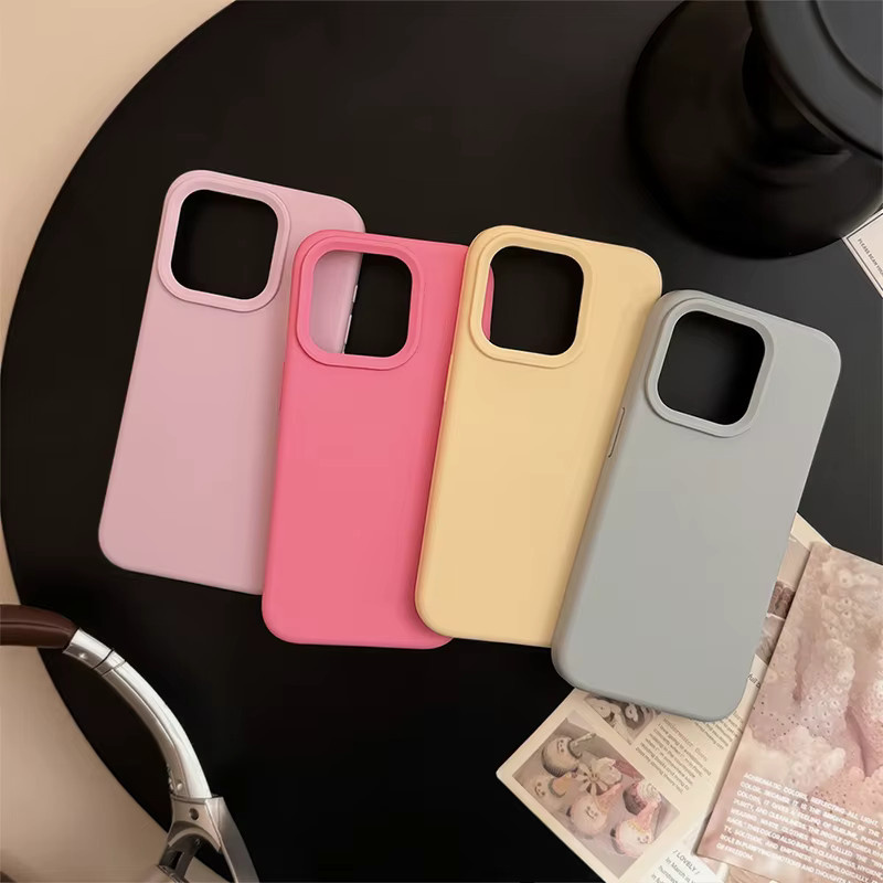 Stoßfeste Silikon-Handyhülle in Schwarz für Apple iPhone 11 bis iPhone 17 Pro Max - Bild 3
