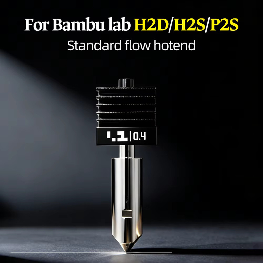 Bambu Lab Quick Swap Hotend aus gehärtetem Stahl für Bambu X2D P2S H2S Extruder - Bild 2