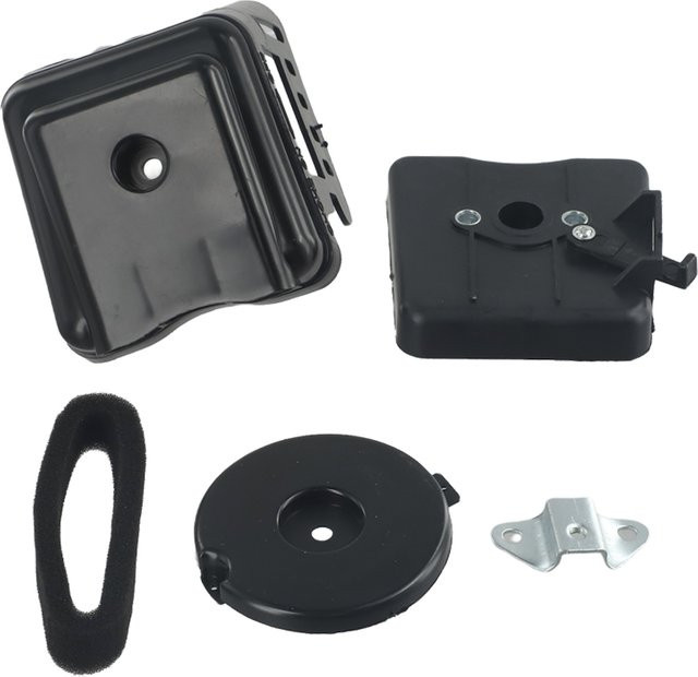 DAZZLEEX Rasenmäher-Luftfilter-Set mit Reinigungsabdeckung in Schwarz für Freischneider BC430, 43CC, 49CC, 52CC und Motoren der Modelle 40F-5 sowie 44F-5 - Bild 1