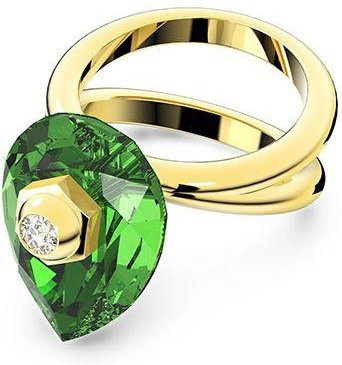 Swarovski Numina Ring, Kristall, Grün, Gold, Damen, Ringgröße 52 - Bild 1