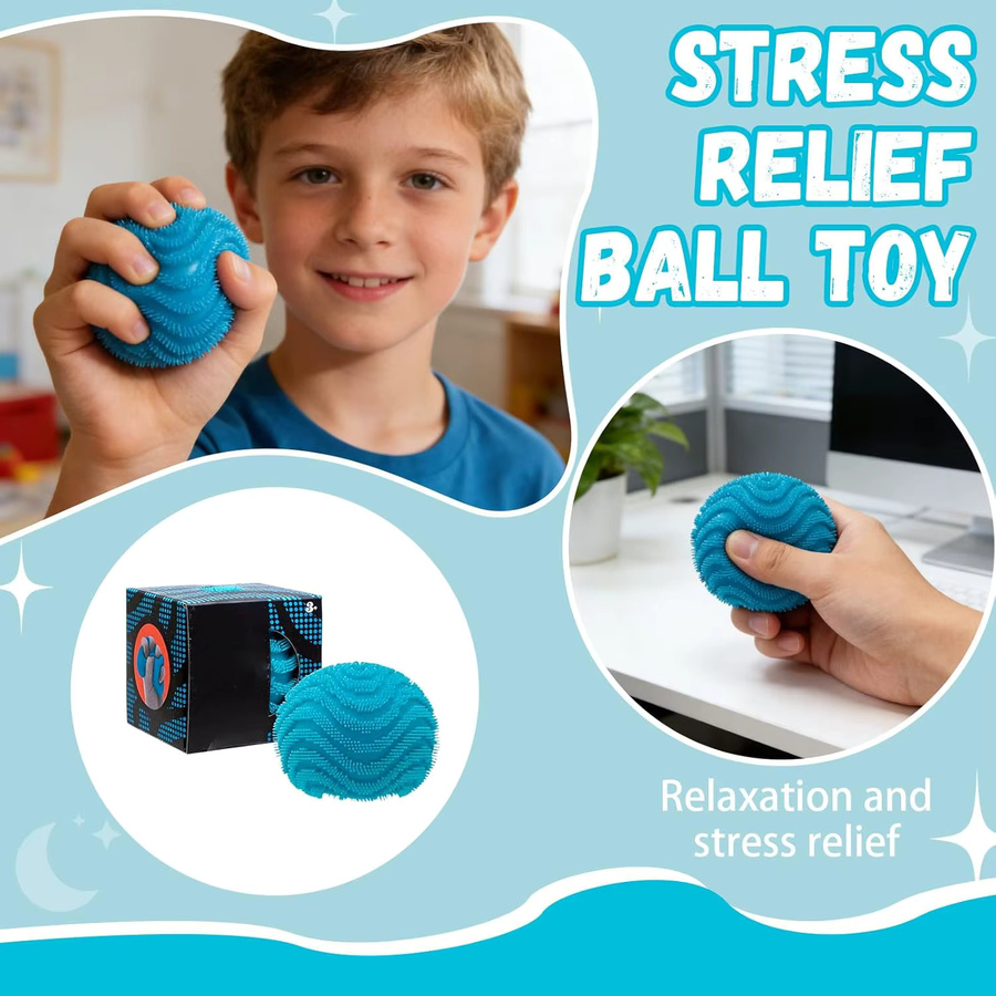 Schylling Nee Doh Fuzz Ball Squishy Squeeze Blind Box, ab 3 Jahre - Bild 5