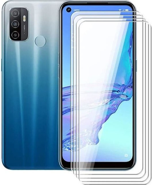 OPPO A53s Displayschutz aus gehärtetem 9H Glas in Transparent - Bild 1