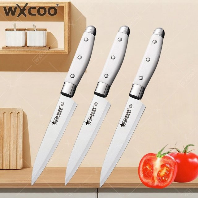 WXCOO 5-Zoll Schälmesser aus Edelstahl für Obst und Gemüse - Bild 1