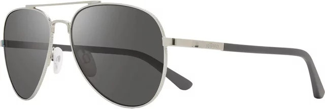 Revo Raconteur II Sonnenbrille, Aviator, Kombination, Schwarz, Silber, Herren, Vollrand - Bild 1