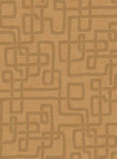 Eijffinger Tapete Solange 3 Abstract in Braun aus Vlies - Bild 1