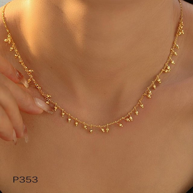 Lucky Star Jewelry Halskette, 18K vergoldet, 316L Edelstahl, Damen - Bild 1
