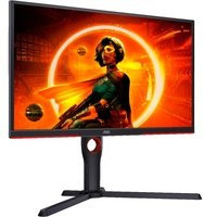 AOC 25G3ZM/BK Gaming-Monitor mit 62,2 cm (24,5 Zoll), Full HD, VA-Panel, 240 Hz, Schwarz-Rot - Bild 2