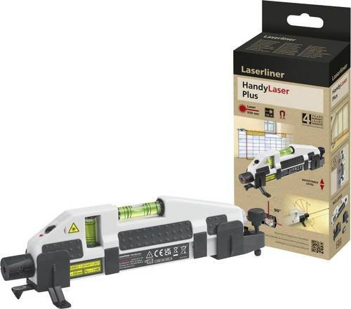 Laserliner HandyLaser Plus 025.04.00E Laser-Wasserwaage in Weiß - Bild 1