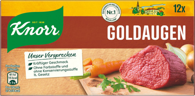Knorr Goldaugen Rindsuppe 12 x 11 g - Bild 1