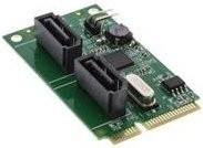 InLine Mini-PCIe 2.0 SATA 6Gb/s Controller Karte mit RAID 0, 1 und SPAN in Grün (66907) - Bild 1