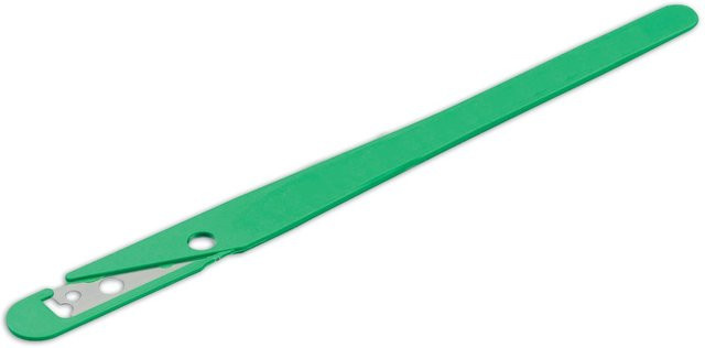 Scaritech Baguettemesser Grignette aus Edelstahl und Kunststoff, Grün, 50 Stück - Bild 1