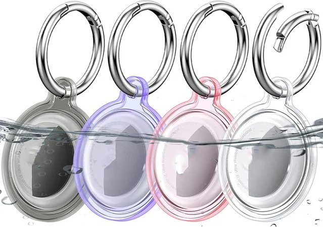 Wasserdichte und stoßfeste Schutzhülle in Schwarz für Apple AirTag - Bild 1