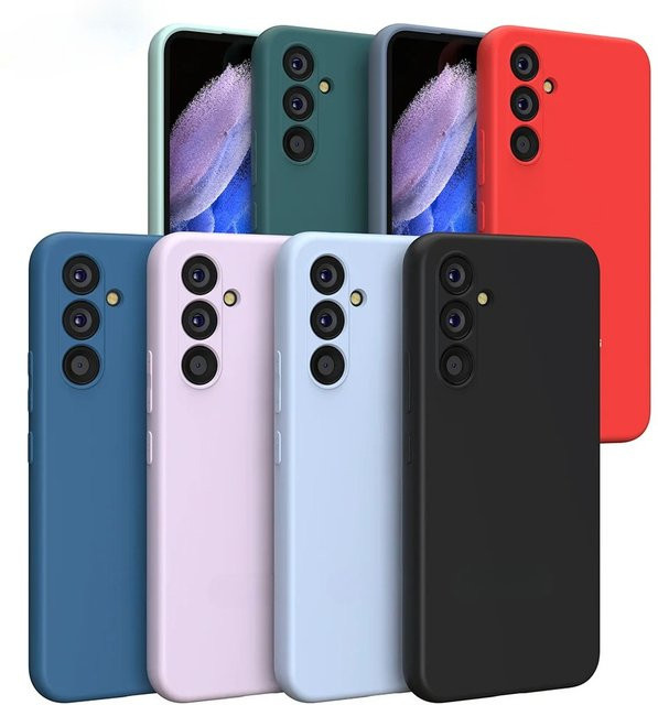 Stoßfeste Flüssigsilikon Schutzhülle für Samsung Galaxy A16 A26 A36 A56 5G A55 A35 A25 A15 A05S A04S - Bild 1