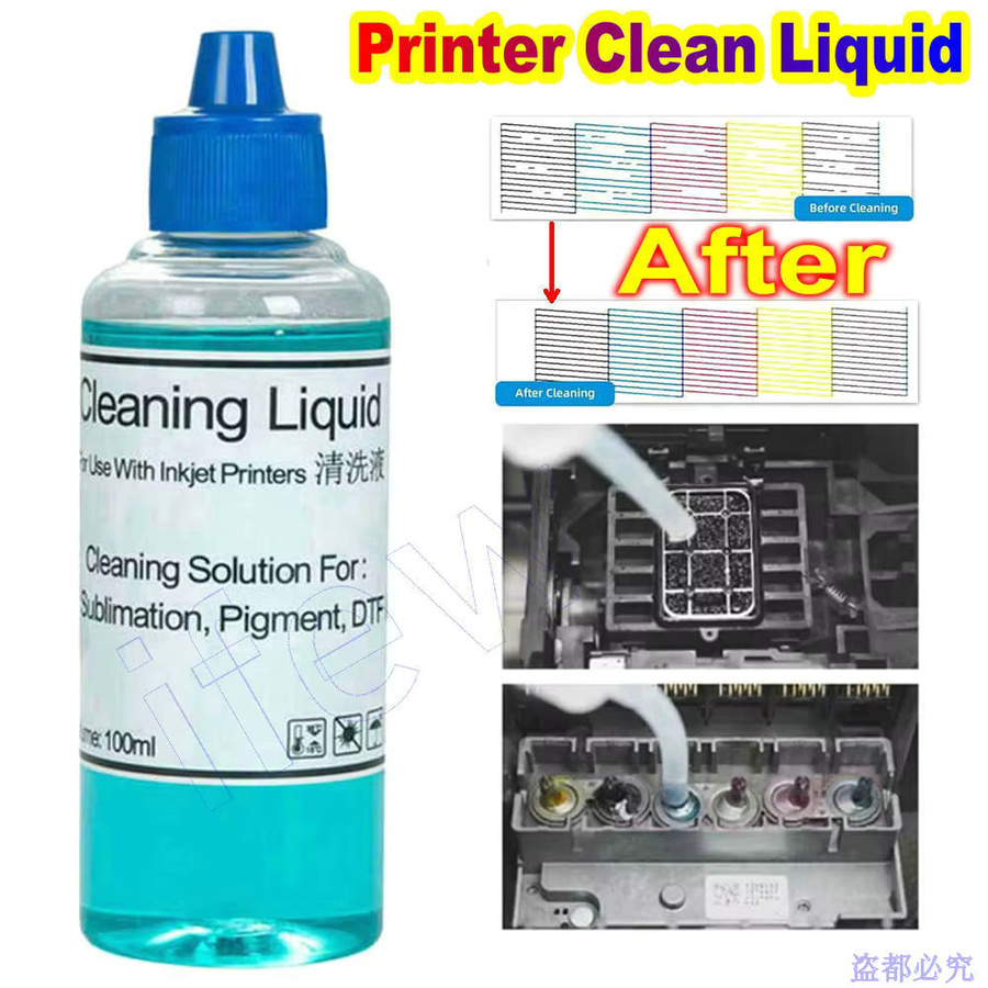 NexaJet Tintenstrahldrucker-Reinigungsset für Epson HP Brother und Canon, 100 ml Druckkopfreiniger zur Düsenreinigung - Bild 5