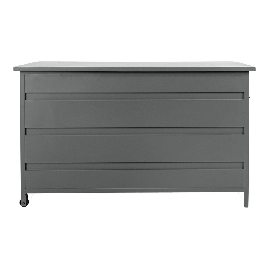 Furnicato Kissenbox Cassis in Grau mit mattem Finish, B/T/H: 160 x 82 x 85 cm - Bild 2