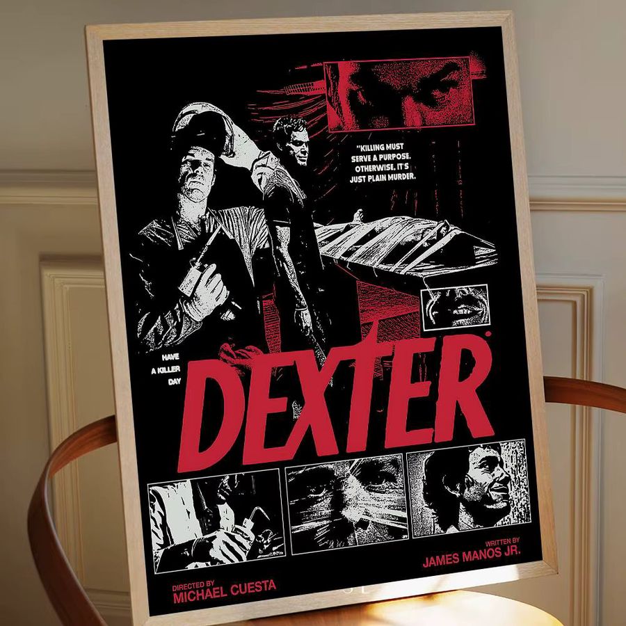 Potdemiel Vintage Poster und Aufkleber aus Whitepaper für DIY Dekoration in Schwarz, Rot und Weiß, B/H: 15 x 15 cm - Bild 5