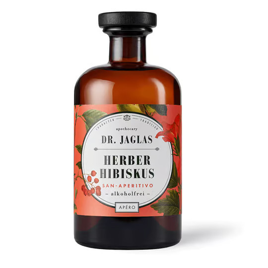 Dr. Jaglas Aperitif Herber Hibiskus, alkoholfrei, 0,5 l - Bild 2