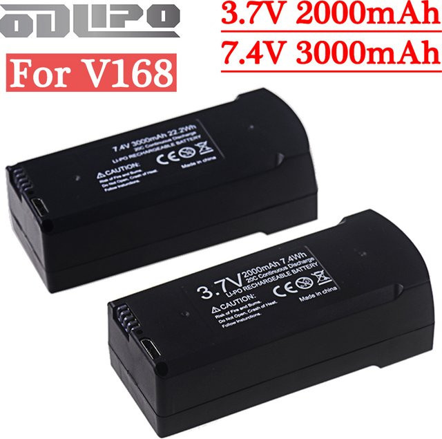 GAOLAG Ersatzbatterie für V168 Pro Max GPS Drohne und RC Quadcopter, Schwarz - Bild 1
