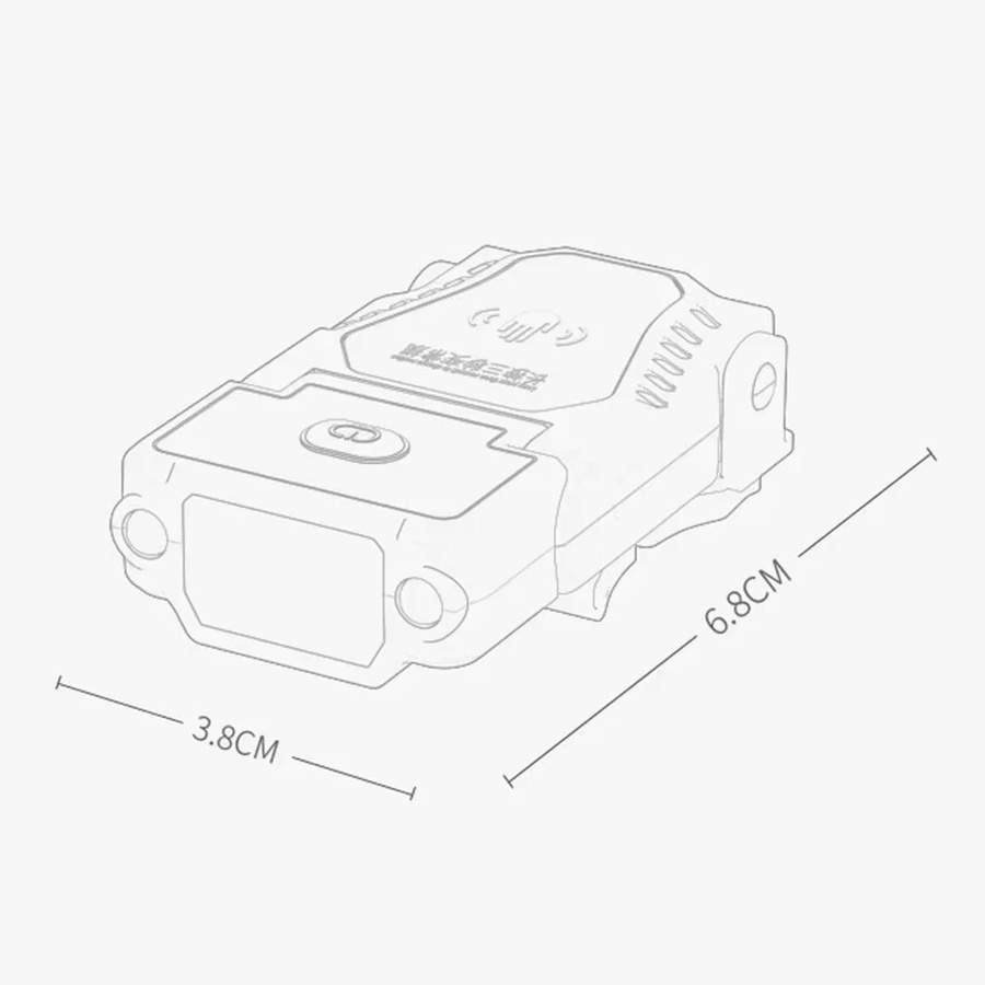 ESMARTER Mini LED Scheinwerfer mit Bewegungssensor, wiederaufladbare Clip-Taschenlampe für Hut und Kappe, wasserdicht, Schwarz - Bild 5