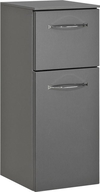 Pelipal Bad-Hängeschrank Quantum 03 in Anthrazit mit Soft-Close-Türen und internen Regalen, Breite: 30 cm, Höhe: 73 cm, Tiefe: 20 cm - Bild 1