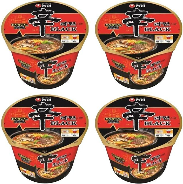 Nongshim Shin Ramyun Schwarz 4 x 101 g - Bild 1