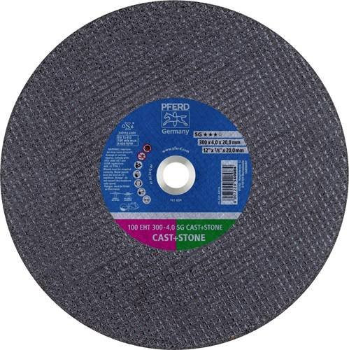 PFERD Trennscheibe EHT 300-4,0 SG CAST+STONE für Gusseisen, Stein und Beton, Farbe: Grau, Durchmesser: 300 mm, Breite: 4,0 mm, Bohrung: 20,0 mm - Bild 1
