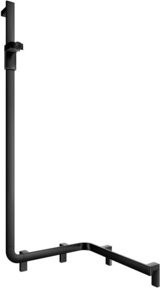 Keuco Duschhandlauf AXESS Wandmontage Matt Schwarz Winkel Ausführung 550 mm - Bild 1