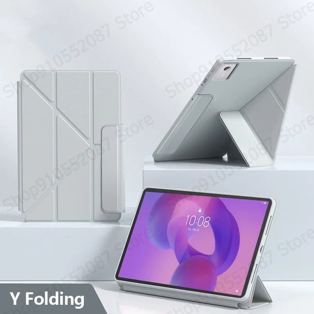VIGENCIA Smart Case für Lenovo Idea Tab Pro 12,7 in Pink mit magnetischer PU-Leder Abdeckung und Standfunktion für Xiaoxin Pad Pro 12,7 2025 (Modell TB375FC TB373FU) - Bild 1