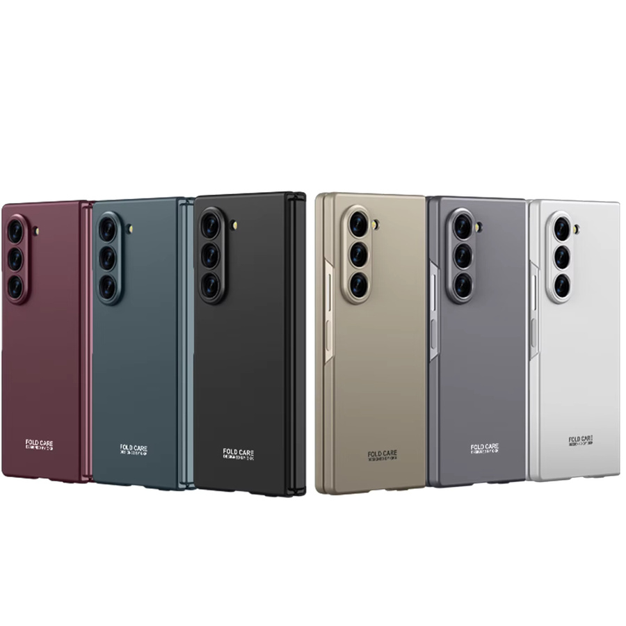 Samsung Galaxy Z Fold 6 Hülle, matt, hautfreundlich, ultradünn und stoßfest, grau - Bild 3