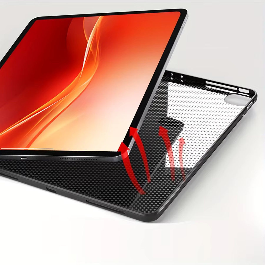 Apple Silikon Schutzhülle für iPad Pro 12,9 Zoll 2022 in Schwarz - Bild 2