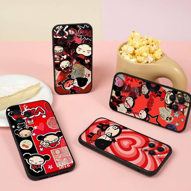 Pucca Garu Handyhülle für Apple iPhone 11 bis 17 Pro Max Plus Mini aus weichem TPU in Mehrfarbig - Bild 1