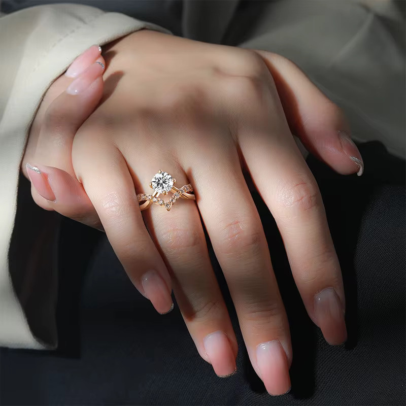 SAIYE Kronenring, 925 Silber, Zirkonia, Damen - Bild 2