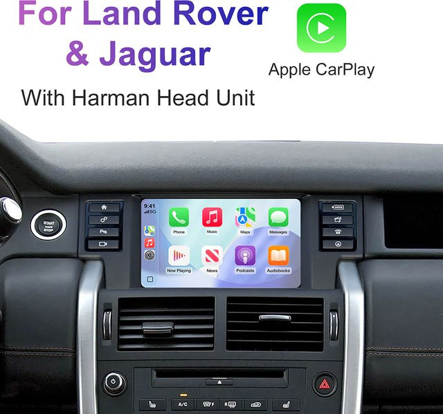 ANYFAR Drahtloses CarPlay und Android Auto Interface für Land Rover und Jaguar in Schwarz - Bild 1