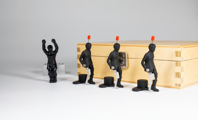 Pro Team Sport Pro-Set Deluxe Tischfußball schwarz - Bild 1