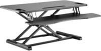 Digitus Ergonomischer Sitz-Steh-Schreibtischaufsatz DA-90380-1 in Schwarz für LCD-Bildschirm, Tastatur und Maus mit Höhenverstellung von 100 bis 500 mm - Bild 2